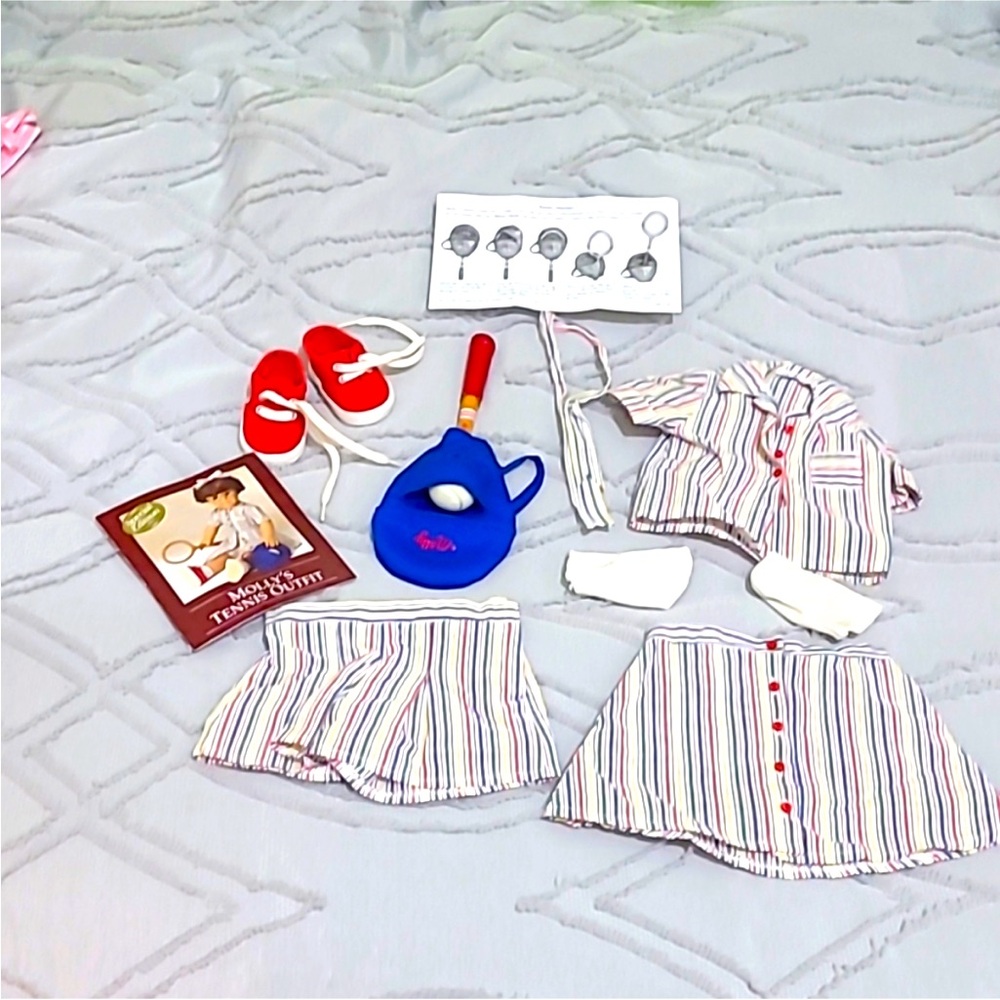 American girl doll historical rare retired Molly McIntire Tennis Outfit 1997.